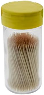  Marketing Holders Toothpick Dispenser Glass Jar Shaker Bottle Holder 4 Oz Container With Seal-able Red Flip Cap Qty 1