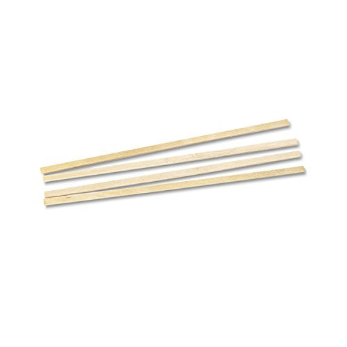  Wood Coffee Stirrers, 5 1/2" Long, Woodgrain, 10000 Stirrers/Carton