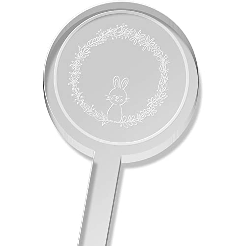  Azeeda 5 X 'Spring Wreath & Bunny' Tall Drink Stirrers/Swizzle Sticks (DS00052880)