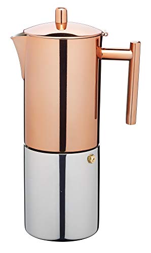 KitchenCraft Le Xpress Espresso Maker, Stainless Steel, 10 Cups, 9 X 12 X 16 Cm