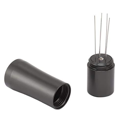  Coffee Stirrer With Needle Easy Clean Coffee Dispense Tool Comfortable Matte Finish For Home (Dark Grey)