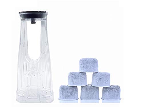  OLDTONE Replacement Filter Holder For KEURIG 2.0 K200, K250 And K-Compact Coffee Makers Includes 6 Pack Of Carbon Water Filters And Filter Stick
