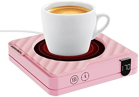  Coffee Mug Warmer&Coffee Warmer For Desk Auto Shut Off, Coffee Cup Warmer For Desk With 3 Temperature Setting, Cup Warmer For Coffee/Milk/Tea/Beverage/Chocolate, Smart Coffee Mug Warmer For Desk