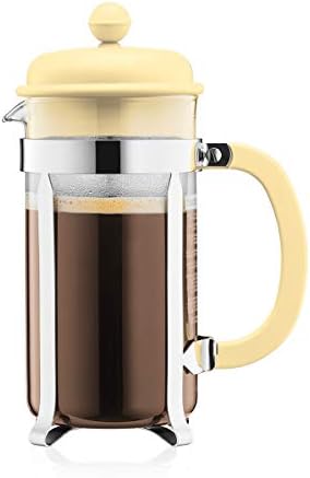 Bodum ODUM Caffettiera 3 Cup French Press Coffee Maker, White, 0.35 L, 12 Oz