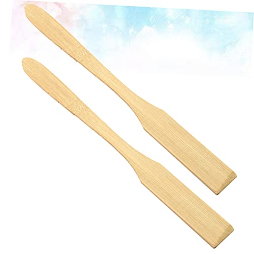  Coffee Mixer Wand Coffee Stir Spoons Coffee Accesories 2pcs Wooden Stirring Rod Stirring Spoon Wooden Coffee Stirrers Kettle Accessories Mixing Rod Stirring Stick Mixing Spoon