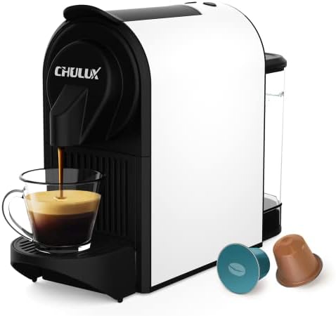 1400W Espresso Machine For Nespresso Capsules: Espresso And Lungo Cups, One Cup Premium Italian 20 Bar ODE Pump Espresso Maker - Perfect For Office & Coffee Lovers