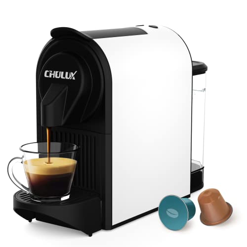 1400W Espresso Machine For Nespresso Capsules: Espresso And Lungo Cups, One Cup Premium Italian 20 Bar ODE Pump Espresso Maker - Perfect For Office & Coffee Lovers