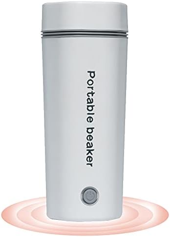  110V Electric Heated Travel Mug 350ML Smart Heating Water Bottle Leakage-free Portable Electric Kettles With 5 Minutes Fast Boiling/ Anti-dry Protection For Coffee, Milk