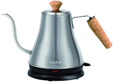 Bodum 11883-259US Melior Gooseneck Electric Water Kettle, 27 Ounce, Matte Black