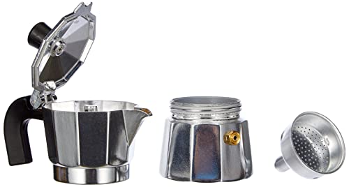  M620001 Monix Vitro Express 1 Cup Coffee Maker, Silver