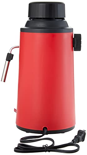  USA 4 Cup Epic Electric Espresso/Cappuccino Maker, Red 800 Watts