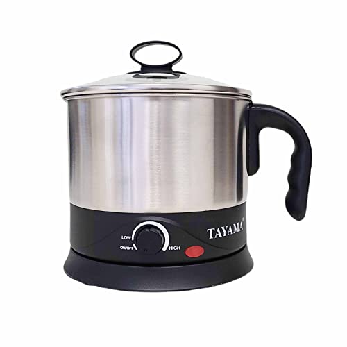  Ayama Noodle Cooker & Water Kettle 1 Liter (4-Cup), Stainless Steel (EPC-01R)