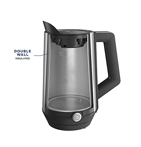  Electric Kettle | 6 Cup Capacity | Digital Temperature Control | Boils Water For Tea, Coffee In Minutes | Countertop Kitchen Essentials | 1500 Watts | Stainless Steel