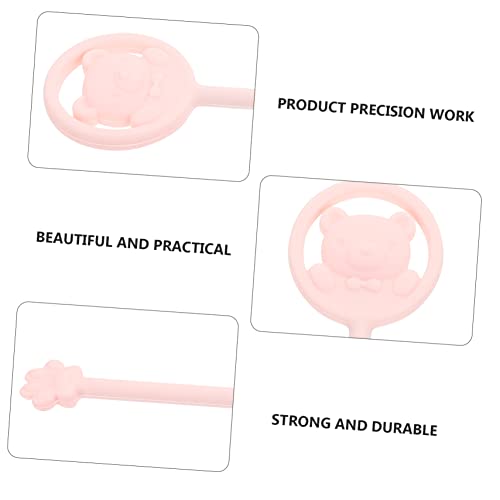  Healifty Milk Mixing Coffee Mixer Coffee Tamper Set Silicone Stirring Beverage Stirring Stainless Steel Mixing Mixing Stirrer Stirring Sticks Coffee Stirring