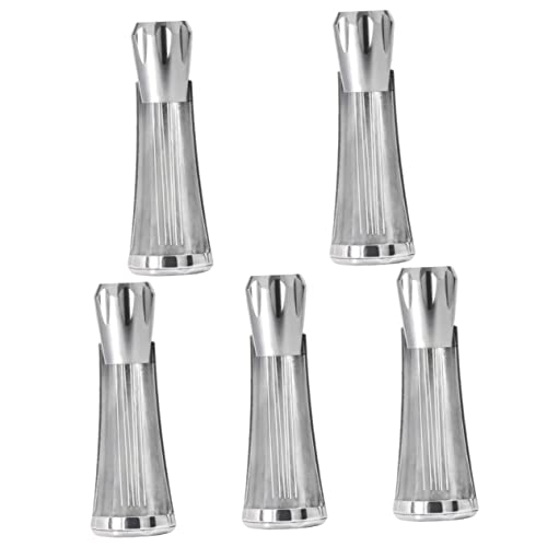  Baluue 5pcs Coffee Diffuser Stainless Steel Whisk Coffee Espresso Hand Mixer Beaters Egg Blender Coffee Distribution Stirrer Espresso Coffee Tamper Espresso Distributor Espresso Stirrer