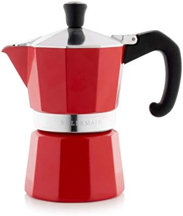  Stovetop Espresso Maker Moka Pot (Silver, 6 Cup)