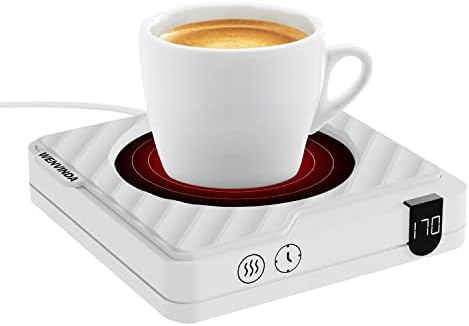  Coffee Mug Warmer&Coffee Warmer For Desk Auto Shut Off, Coffee Cup Warmer For Desk With 3 Temperature Setting, Cup Warmer For Coffee/Milk/Tea/Beverage/Chocolate, Smart Coffee Mug Warmer For Desk