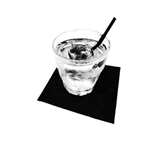  Cocktail Straws/Stir Sticks 200PCS Of 5 Inch Plastic Premium Coffee Stirrers, Black Straws, Perfect Combination For Birthdays, Party, Anniversary & Special Occasions Or Everyday Use