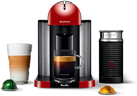 Breville Nespresso Vertuo Coffee And Espresso Machine, Matte Black & Capsules VertuoLine, Espresso Variety Pack, Medium And Dark Roast Espresso Coffee, 50 Count Coffee Pods, Brews 1.35 Ounce