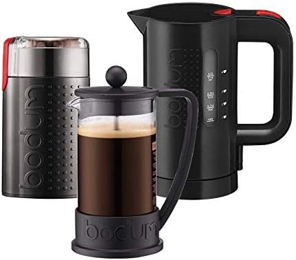 Bodum 10948-01BUS Brazil French Press Coffee And Tea Maker, 12 Ounce, Black