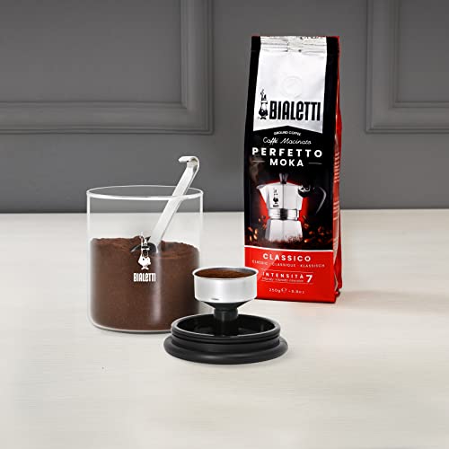 Bialetti - Smart Coffee Jar: Made In Glass To Preserve The Aroma Of The Coffee - 250g
