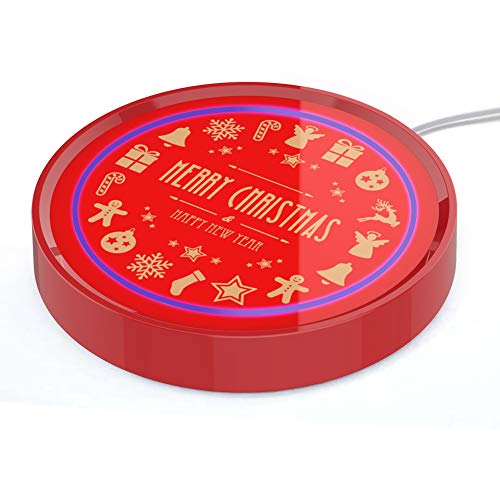  Ed Coffee Mug Warmer, Small, ARed-Christmas