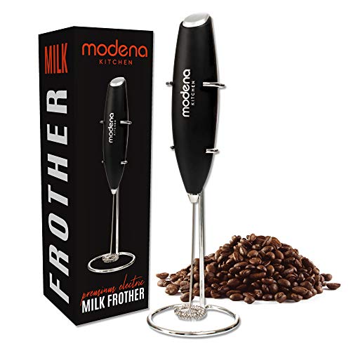  Handheld Milk Frother - Battery Mixer For Lattes, Coffee Milk Frother Electric For Coffee, Cappuccino, Hot Chocolate, Matcha Whisk - Coffee Frother, Milk Foamer Mini Whisk