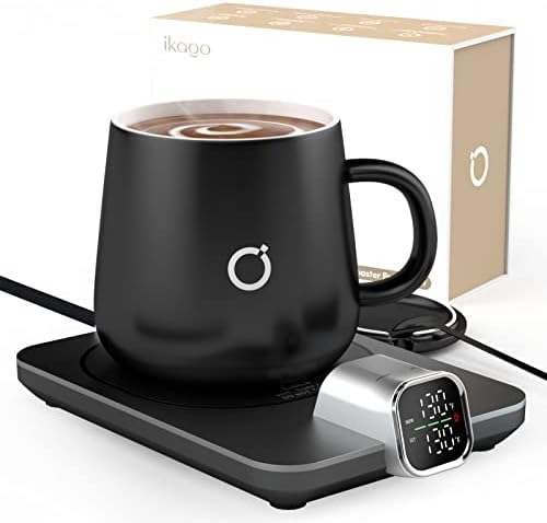  Smart Temp Control Coffee Mug Warmer Set, Best Birthday Gifts For Women&Men, Gift For Mother's&Father's Day/Birthday/Office Desk