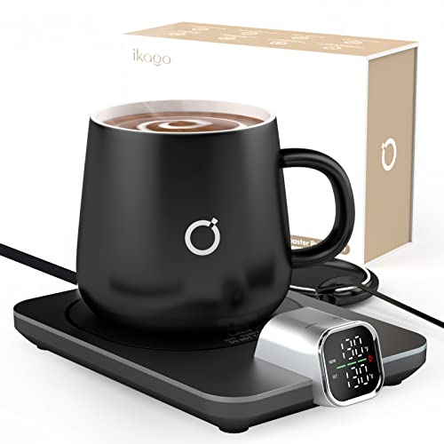  Smart Temp Control Coffee Mug Warmer Set, Best Birthday Gifts For Women&Men, Gift For Mother's&Father's Day/Birthday/Office Desk