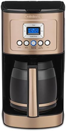 Cuisinart Coffee Maker, 14-Cup Glass Carafe, Fully Automatic For Brew Strength Control & 1-4 Cup Setting, Stainless Steel, DCC-3200P1