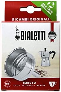 Bialetti Spare Parts, Includes 1 Funnel Filter, Compatible With Moka Express, DAMA, Electric And Mini Express (2 Cups)