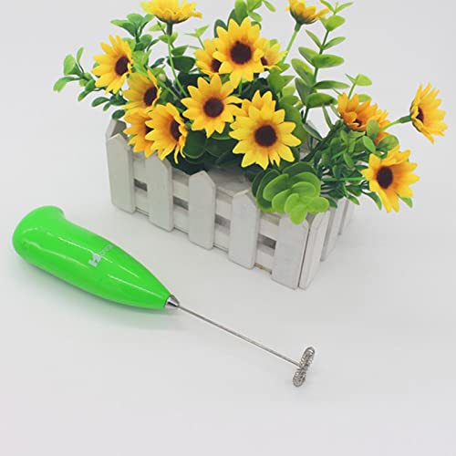  1Pcs Electric Milk Frother Handheld Foam Maker Mini Kitchen Mixer Tools Stainless Steel Battery Operated Mixer Tools Stirrer Foamer For Coffee ,Egg,Cappuccino Hot Chocolate (D, D)