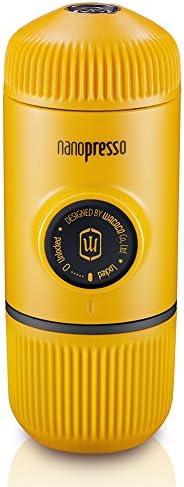 Wacaco Nanopresso Portable Espresso Maker, Upgrade Version Of Minipresso, 18 Bar Pressure, Small Travel Coffee Maker, Manually Operated. Perfect For Kitchen And Office