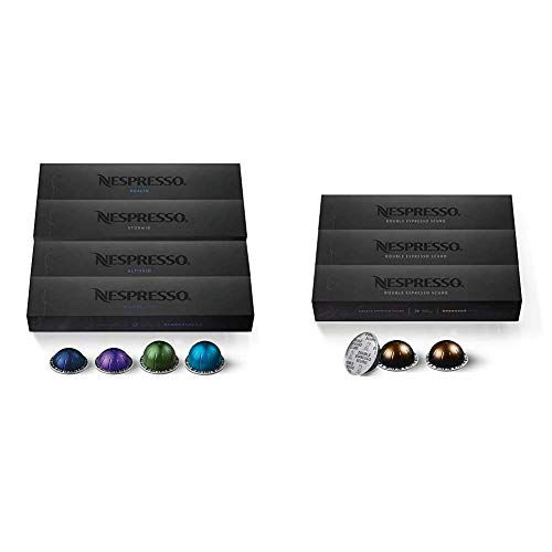 Nespresso Capsules VertuoLine, Intense Variety Pack, Dark Roast Coffee, 40 Count Coffee Pods, Brews 7.77 Ounce And 1.35 Ounce, 10 Count (Pack Of 4)
