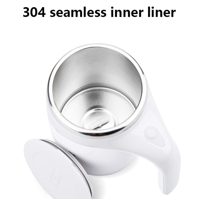  Miihello Automatic Self-Stirring Cup Self Stirring Magnetic Mug Stainless Steel Stainless Steel Coffee Milk Mixing Cup