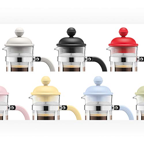 Bodum ODUM Caffettiera 3 Cup French Press Coffee Maker, White, 0.35 L, 12 Oz