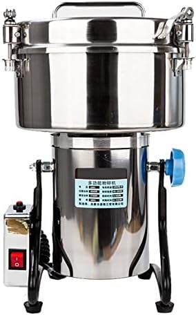  Edicine Flour Powder Crusher Coffee Grinder 4500W 430 Stainless Steel Commercial Powder Crusher High Speed Intelligent (Color : 4500GY-XIN, Size : US_220V)