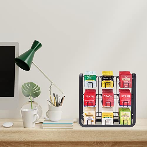  NHZ Tea Bag Holder Stainless Steel 3 Tier, Tea Holder For Tea Bags Organizer Over 180 Tea Bags. Tea Bags Storage Cabinet And Counter, Wall Mount Available.