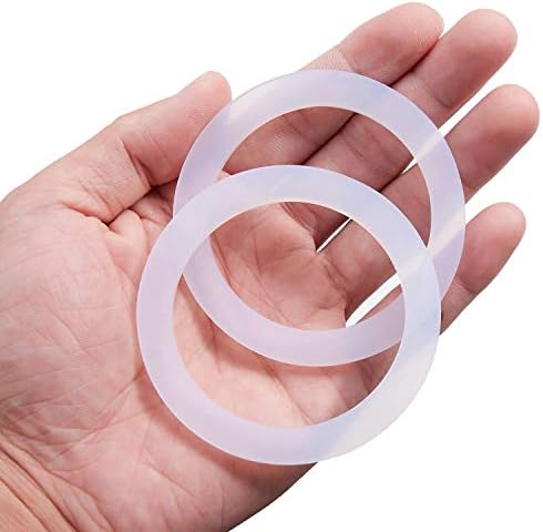  8 Pcs Replacement Spare Food Grade Silicone (Better Than Rubber) Gasket Seal Ring For Aluminium Stovetop Coffee Maker Pots Moka Express Dama Bialetti 9 Cups.