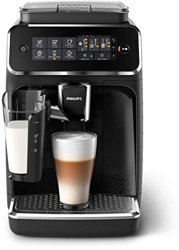  Hilips 3200 Series Fully Automatic Espresso Machine W/LatteGo, Black, EP3241/54 & Philips Saeco AquaClean Filter 2 Pack, CA6903/22