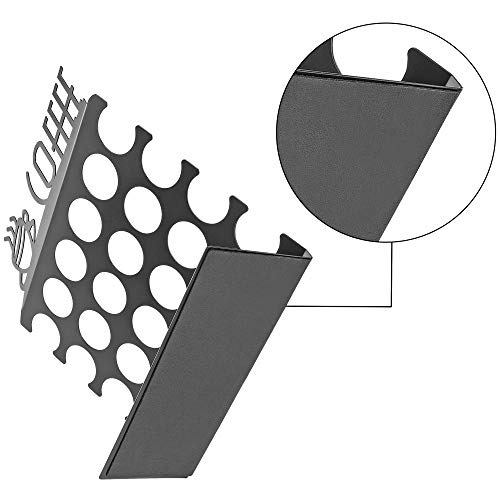  Southern Homewares Countertop K CUP Display Holder Rack Holds 24 Pods Black Metal