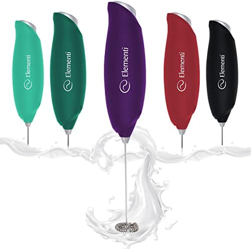  Hand Frother For Coffee, Matcha Whisk Electric Milk Frother, Coffee Frother Handheld Electric, Coffee Whisk Frother, Drink Mixer Handheld, Milk Frother Handheld Stirrer (Ultra Mint Green)