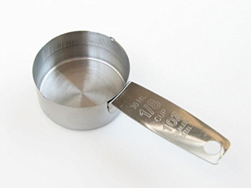  (1) Chef Craft Stainless Steel Silver Coffee Scoop/ Measure Spoon 1/8" #Cc-21043