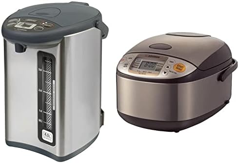  CD-WHC40XH Micom Water Boiler & Warmer, 135 Oz, Stainless Gray