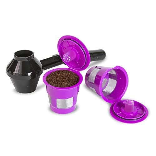  Afe Fill Value Pack By Perfect Pod - Reusable K Cup Coffee Pod Filters & Coffee Scoop, Compatible With Keurig K-Duo, K-Mini, 1.0, 2.0, K-Series And Select Single Cup Coffee Makers