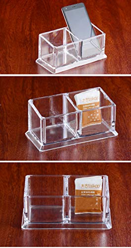 Acrylic Tea Bags Holder Coffee Sugar Bag Case Guest Room Storage Boxes - Holder For Tea Bags, Small Packets, Sweeteners,Sugar Packet, Coffee, Condiment (L16.6*W8.2*H7.5cm)