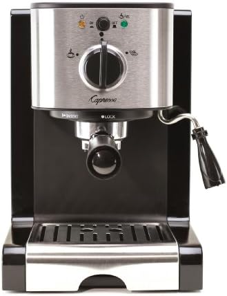  116.04 Pump Espresso And Cappuccino Machine EC100, Black And Stainless