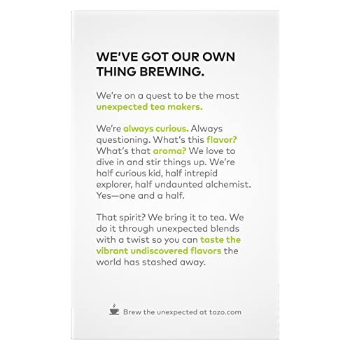 Tazo® Azo Tea Bags For An Calming Beverage Green Tea Moderately Caffeinated Tea 20 Tea Bags