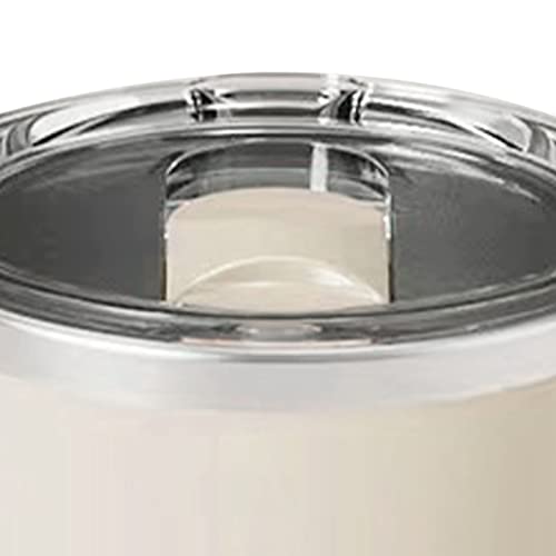  VINGVO Stirring Coffee Cup, Easy To Clean Washable Portable Wide Applicability Automatic Magnetic Stirring Cup For Honey (Beige)