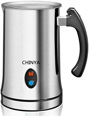  Milk Frother, Automatic Milk Steamer With New Foam Density Feature, Electric Frother With Hot Or Cold Milk Function For Coffee, Cappuccino And Breakfast